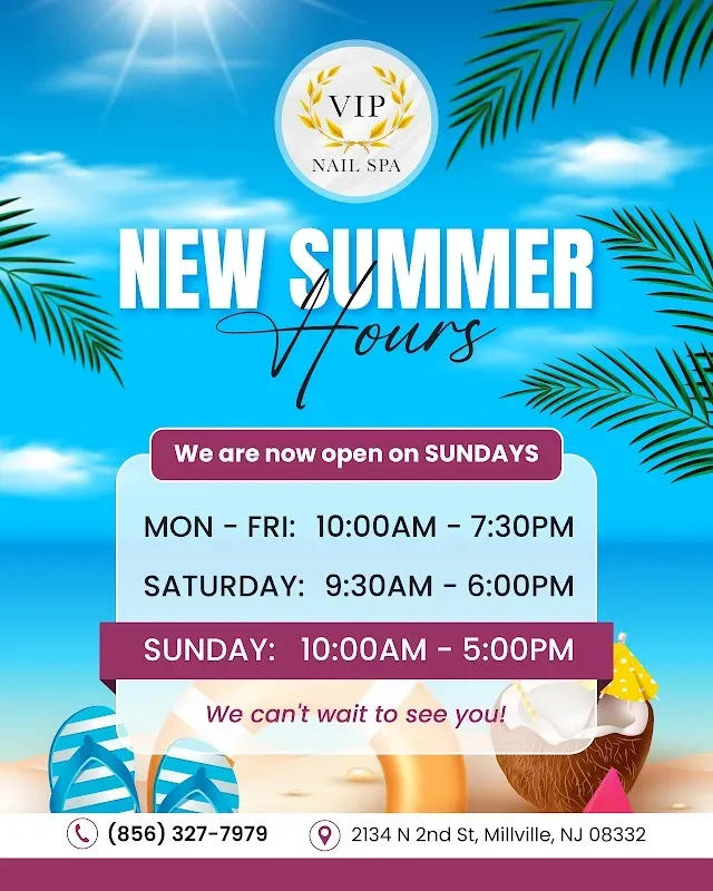VIP Nails & Spa (10% OFF New Customer Monday - Wednesday) — Nail salon in Millville